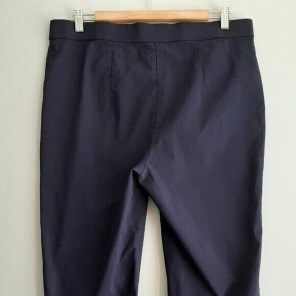 LAURA Petites Crop Capri Pants Ruched Detail Sz 14 P - Picture 5 of 7